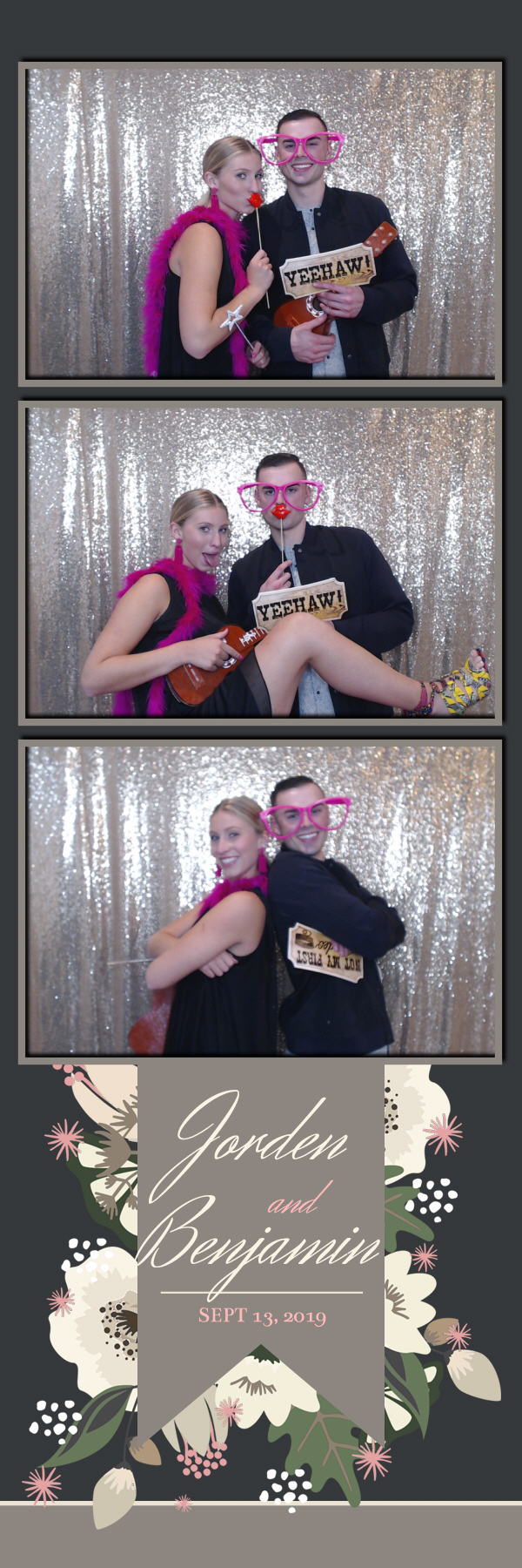 Jorden and Benjamin are getting hitched | View more photos from the event at gallery.photoboothbillings.com/u/PhotoBoothBillings/Jorden-and-Benjamin-are-getting-hitched